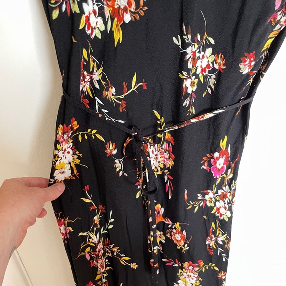 OBEY Black & Floral Dress Size Medium Worn Once - Picture 4 of 6